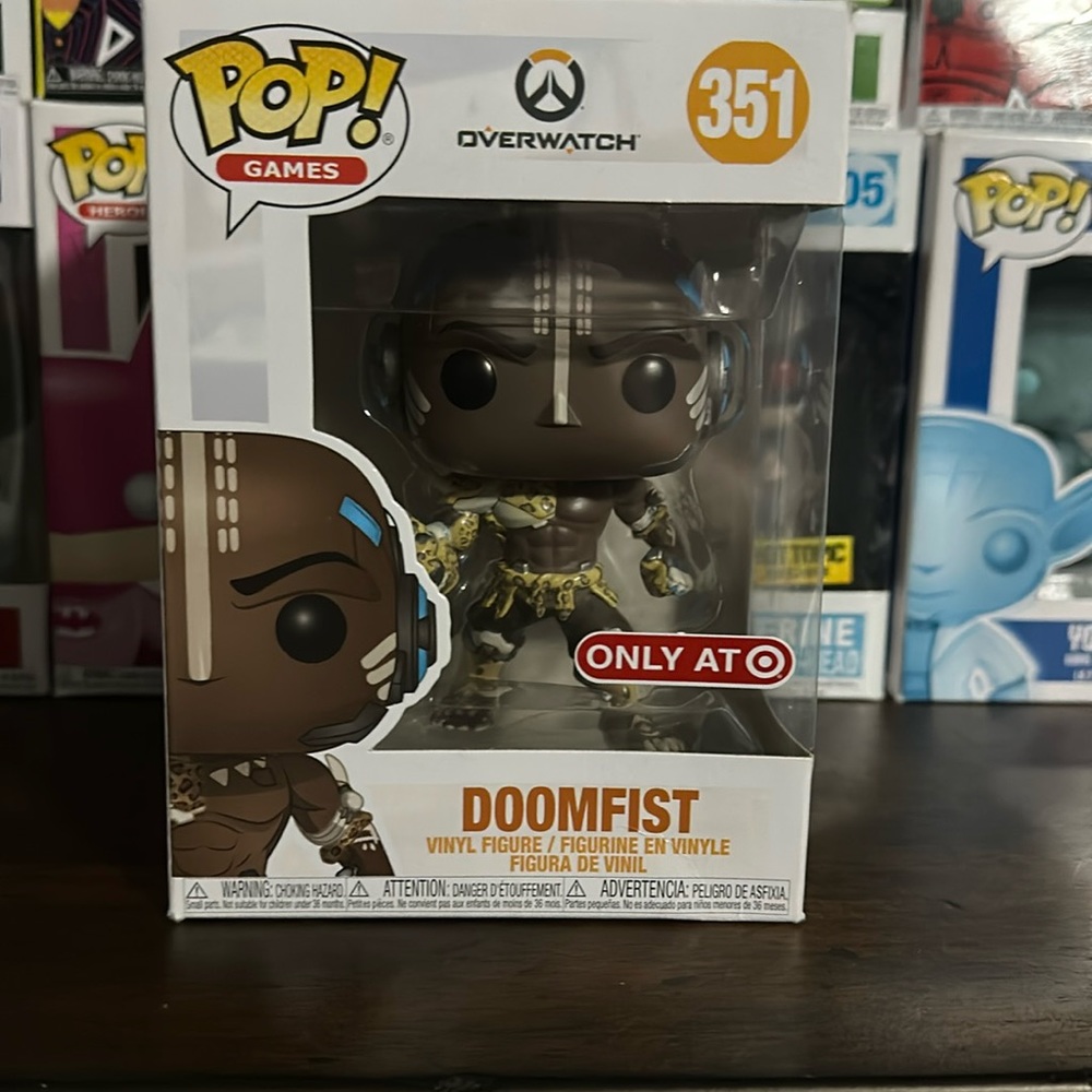 OVERWATCH FUNKO POP DOOMFIST #351 TARGET EXCLUSIVE